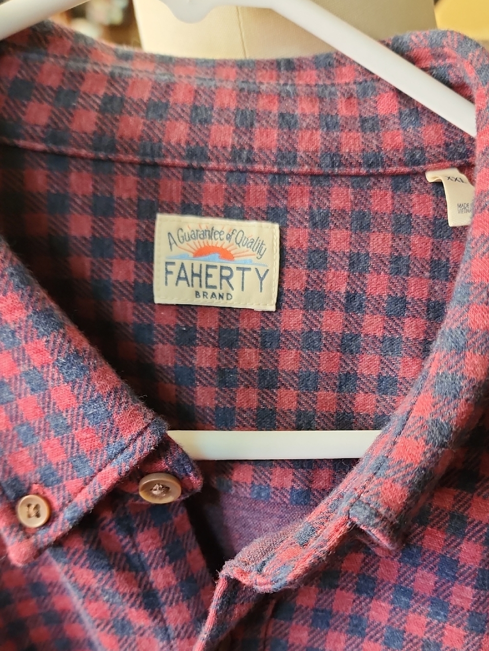 FAHERTY Mens Button Down Xxl
